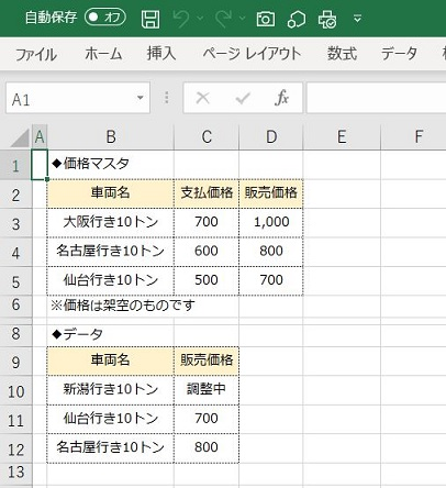 vlookup関数